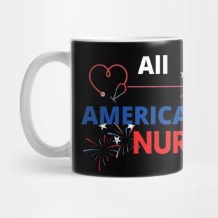 All American nurse Mug